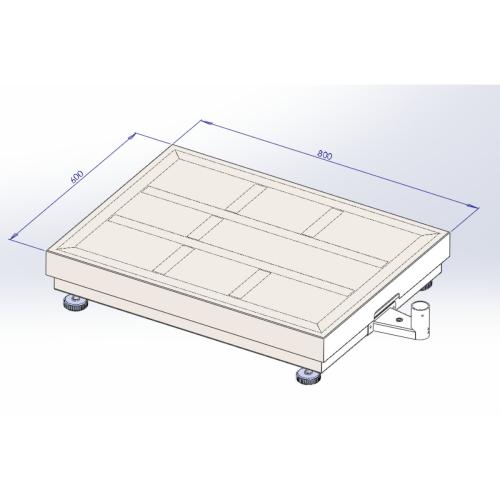 Waga elektroniczna platformowa Lilascale B8C_EA6080_300_M_ECO_CE